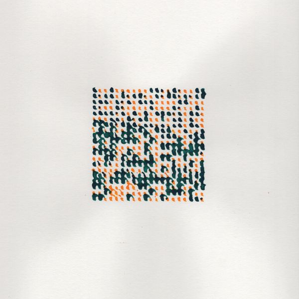 Gallery A sticky abstraction in green and yellow with an even chance. - Gallery image 1