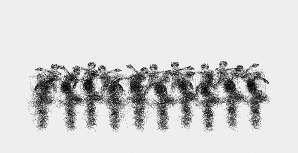 Family Portraits, 0s475. Black pigment ink on 210gsm cartridge paper