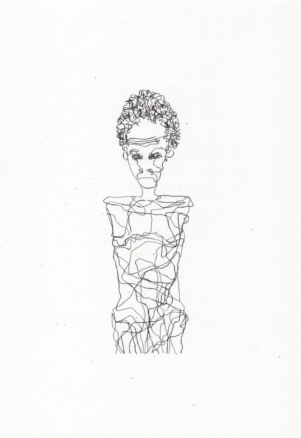 Family Portraits, 301GCW. Black pigment ink on 210gsm cartridge paper.