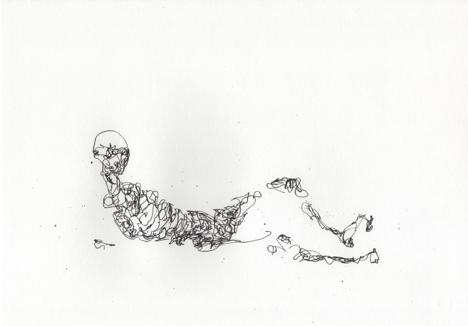 Family Portraits, UR22R4. Black pigment ink on 210gsm cartridge paper.