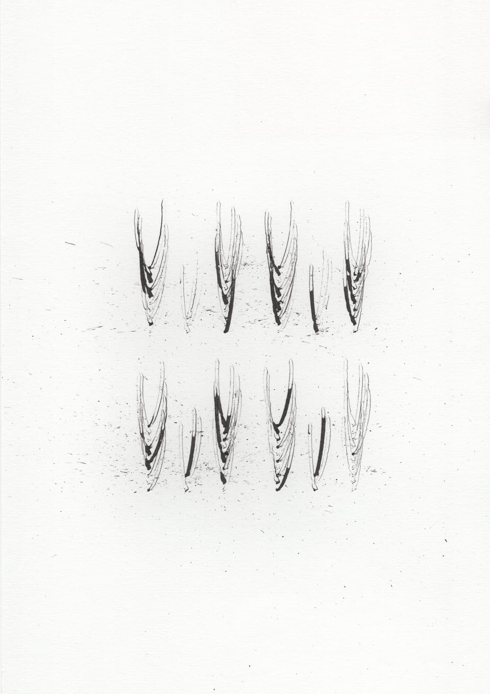 Poems, DVH8Y. Black pigment ink on 200gsm cartridge paper.