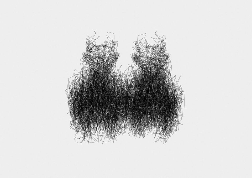 Family Portraits, SNM15N. Black pigment ink on 210gsm cartridge paper.